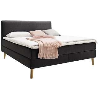 BOXSPRINGBETT Flachgewebe 180/200 cm INKL. Topper