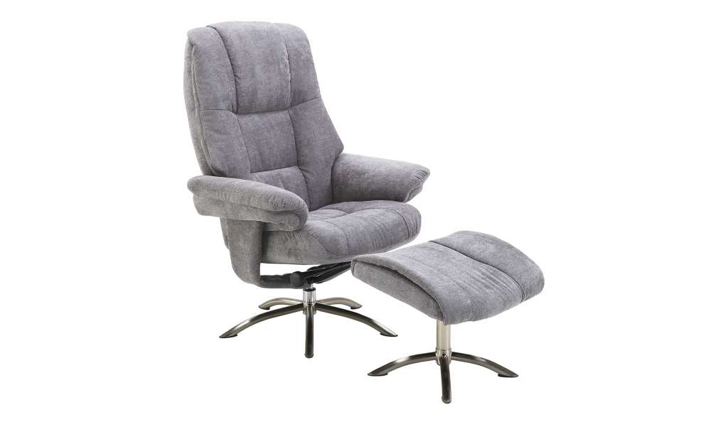 Relaxsessel  Gina ¦ grau ¦ Maße (cm): B: 78 H: 114 T: 86 Polstermöbel > Sessel > Fernsehsessel - Höffner