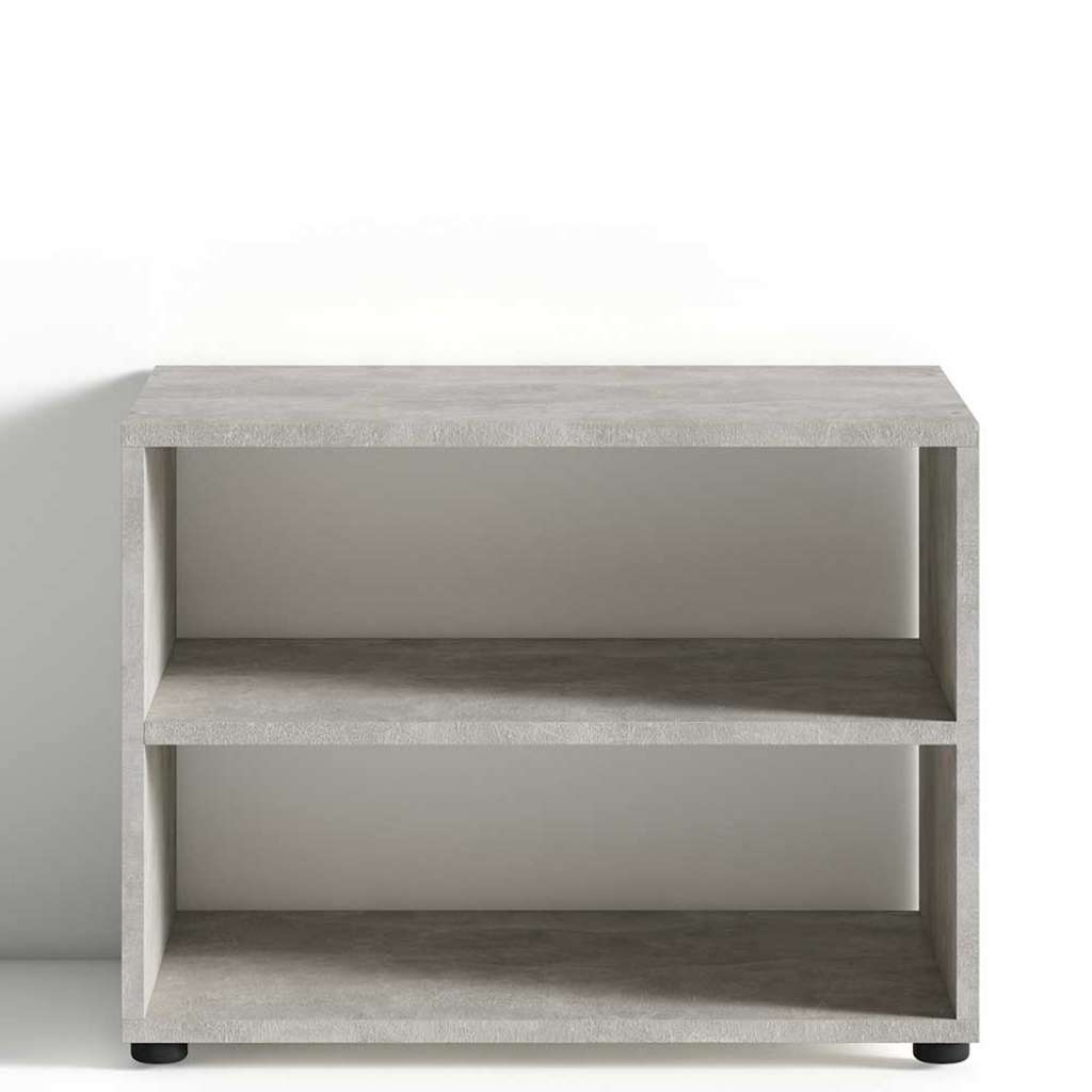 TV Regal in Beton Grau 45 cm hoch