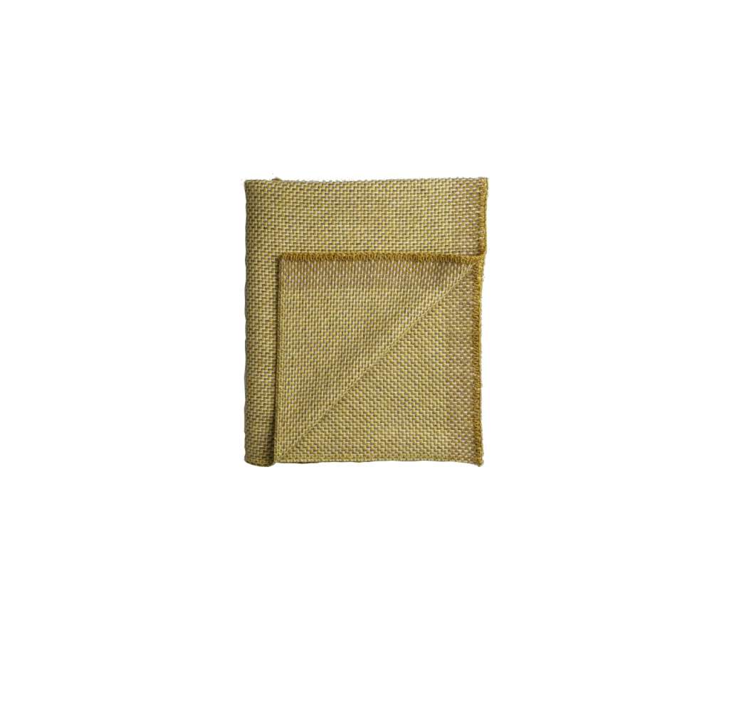 Roros Tweed - Una Decke - ochre - indoor