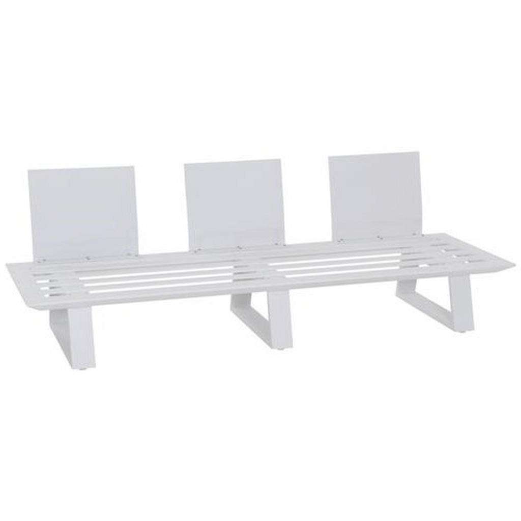3-SITZER-BANK Aluminium