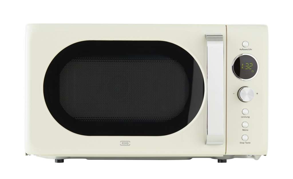 KHG Mikrowlle  MW-20R (C) ¦ creme ¦ Metall, Metall-lackiert, Kunststoff, Glas  ¦ Maße (cm): B: 34,9 H: 26,2 T: 45,2 Elektrokleingeräte > Mikrowellen - Höffner