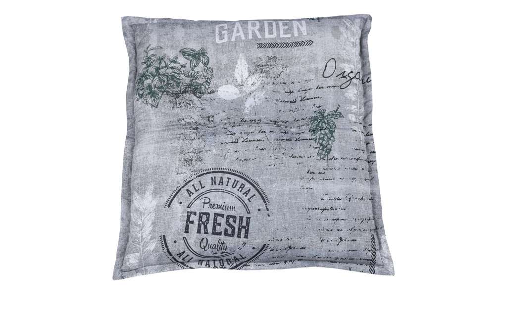 GO-DE Auflage   Fresh ¦ grau ¦ 65% Polyester, 35% Baumwolle  ¦ Maße (cm): B: 50 H: 7 Garten > Auflagen & Kissen > Gartenhocker-Auflagen - Höffner