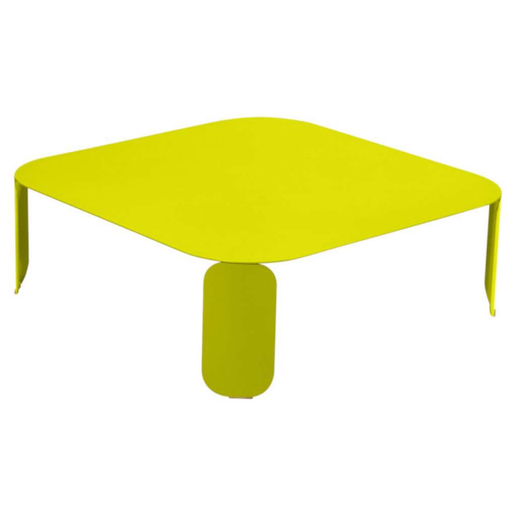 Fermob - Bebop Tisch quadratisch - H 29 cm - Eisengrün 29 - indoor