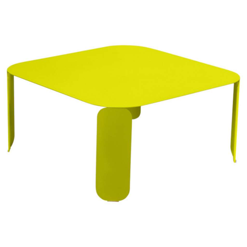 Fermob - Bebop Tisch quadratisch - H 42 cm - Eisengrün 29 - indoor