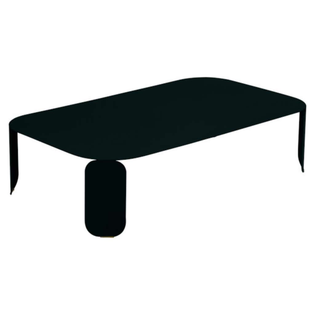 Fermob - Bebop Tisch rechteckig H 29 cm - Lakritze 42 - indoor