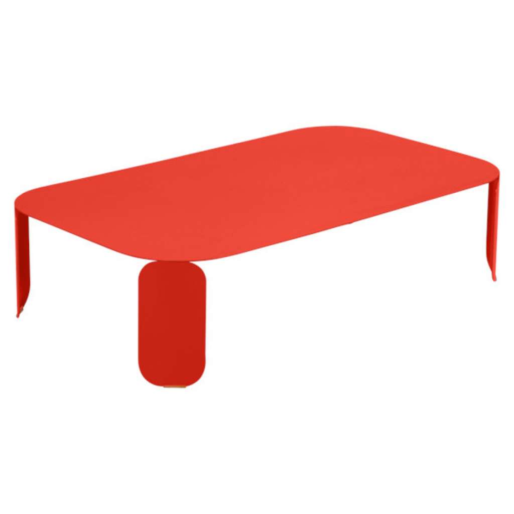 Fermob - Bebop Tisch rechteckig H 29 cm - Capucine 45 - indoor