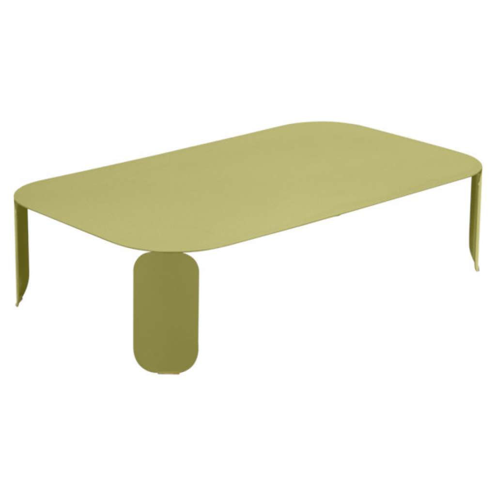 Fermob - Bebop Tisch rechteckig H 29 cm - Lindgrün 65 - indoor