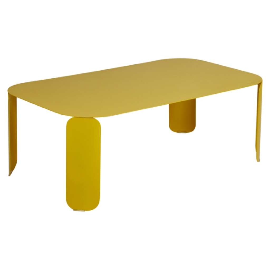 Fermob - Bebop Tisch rechteckig H 42 cm - Honig 73 - indoor