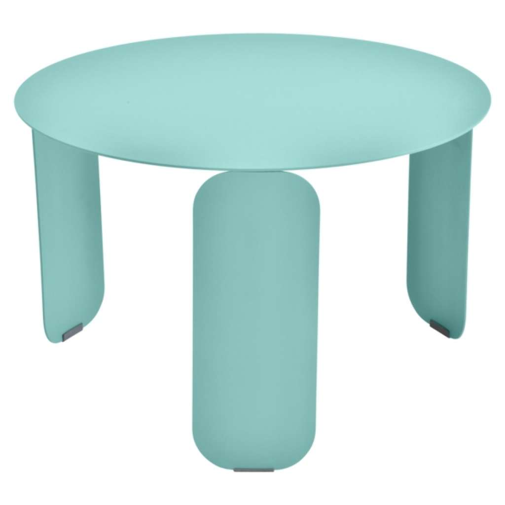 Fermob - Bebop Tisch rund - Lagunenblau 46 - Ø 60 - indoor