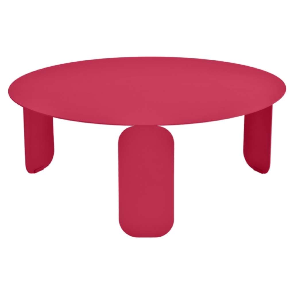 Fermob - Bebop Tisch rund - Rose Praline 93 - Ø 80 - indoor