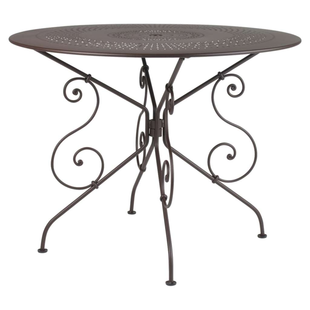 Fermob - 1900 Tisch Ø 96 cm - 09 Rost - outdoor