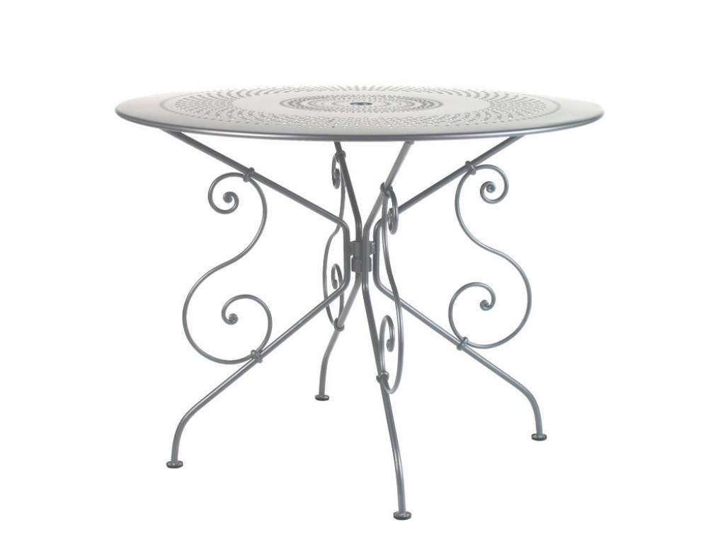 Fermob - 1900 Tisch Ø 96 cm - 38 Metallgrau - outdoor