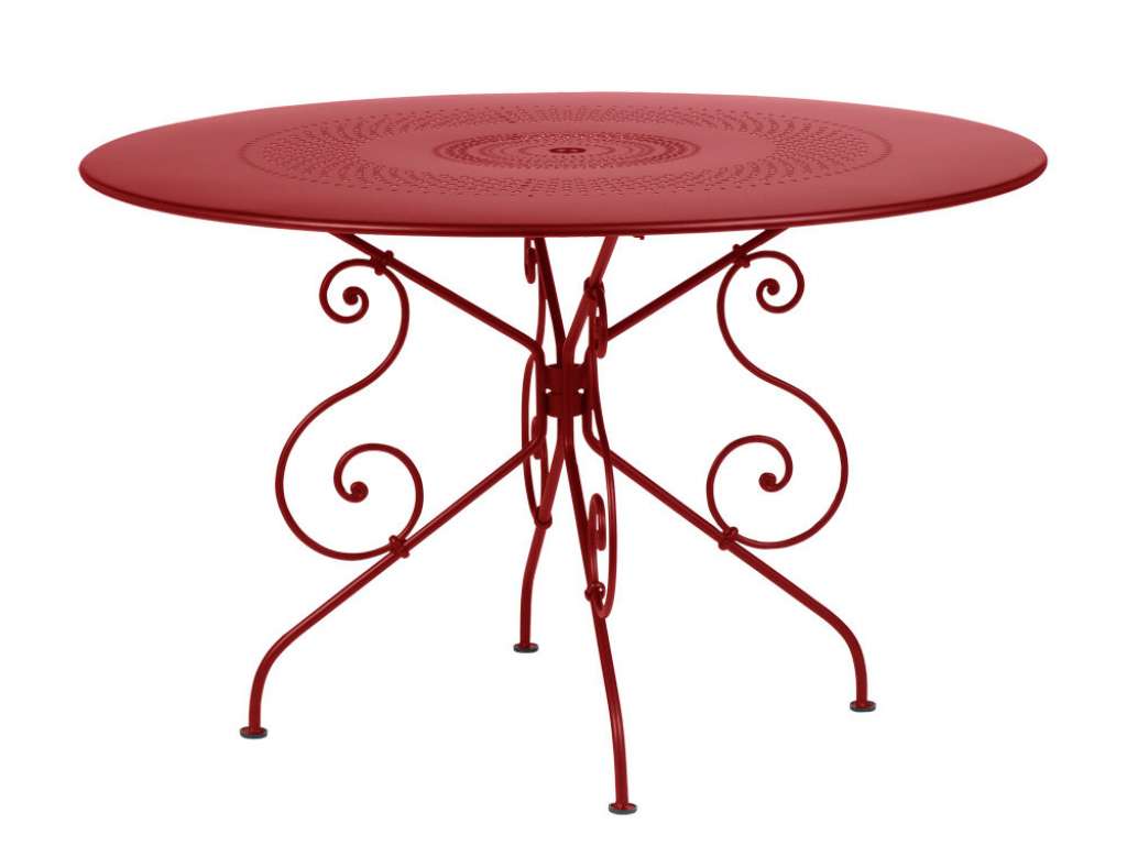 Fermob - 1900 Tisch Ø 118 cm - 43 Chili - outdoor