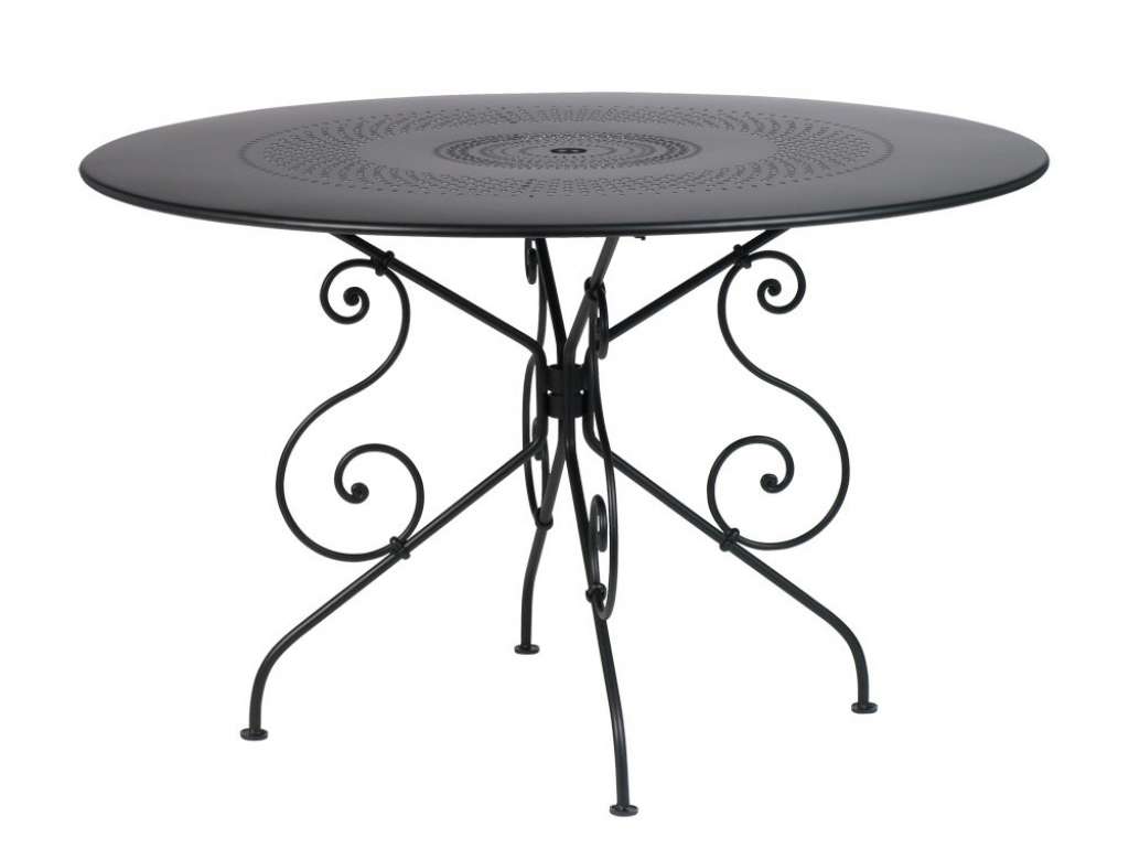 Fermob - 1900 Tisch Ø 118 cm - 47 Anthrazit - outdoor