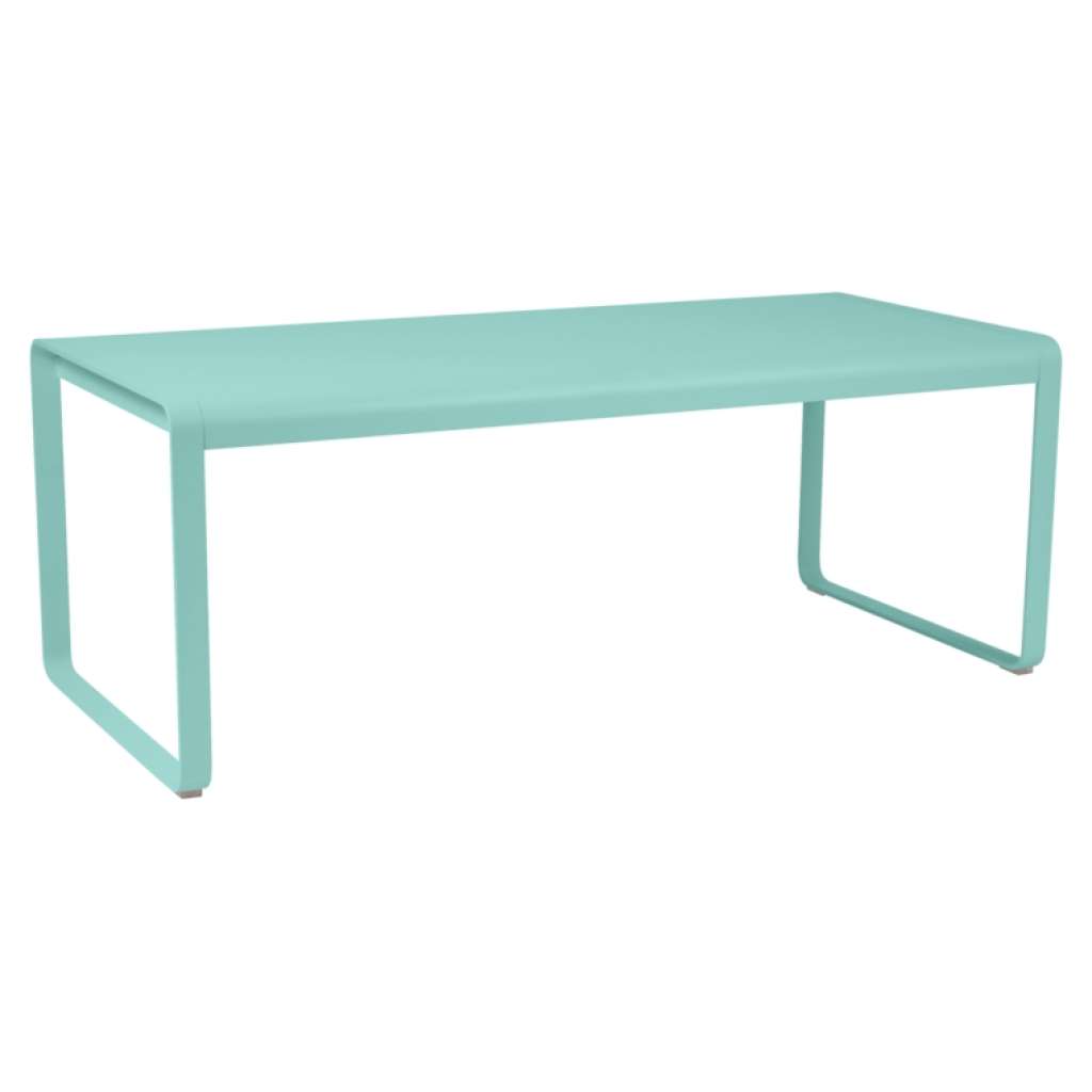 Fermob - BELLEVIE Tisch - 190 x 92 cm - 46 Lagunenblau - indoor