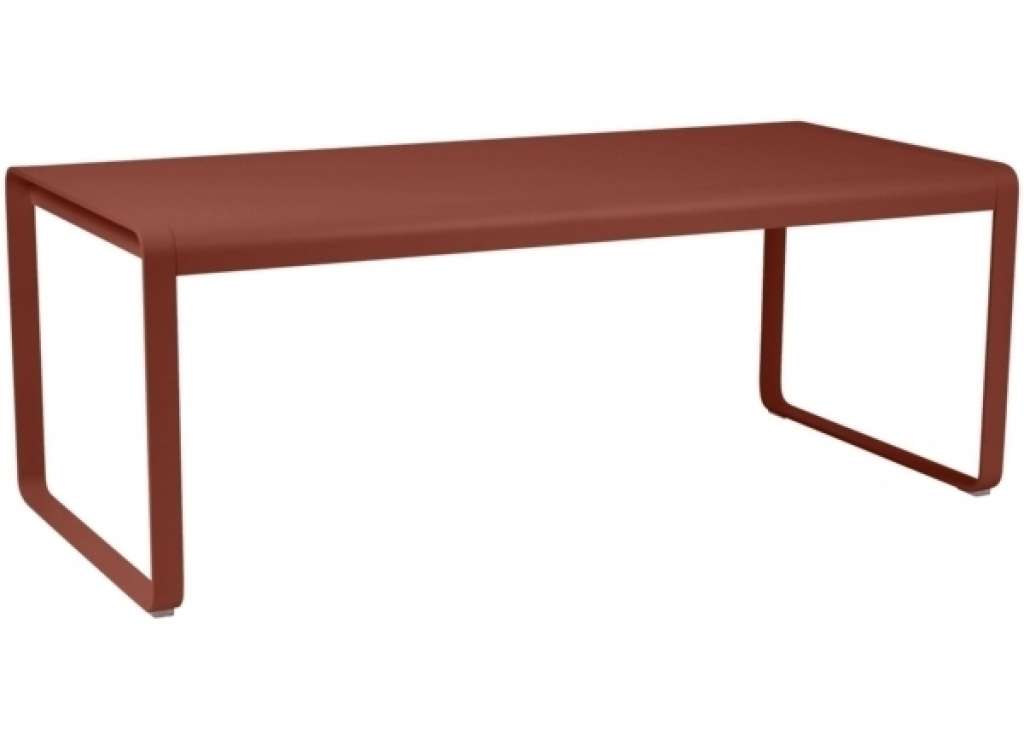 Fermob - BELLEVIE Tisch - 190 x 92 cm - 20 Ockerrot - indoor