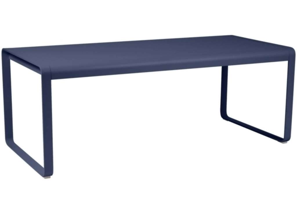 Fermob - BELLEVIE Tisch - 190 x 92 cm - 92 abyssblau - indoor