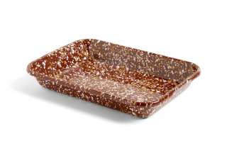 HAY - Enamel Tablett - brown - indoor