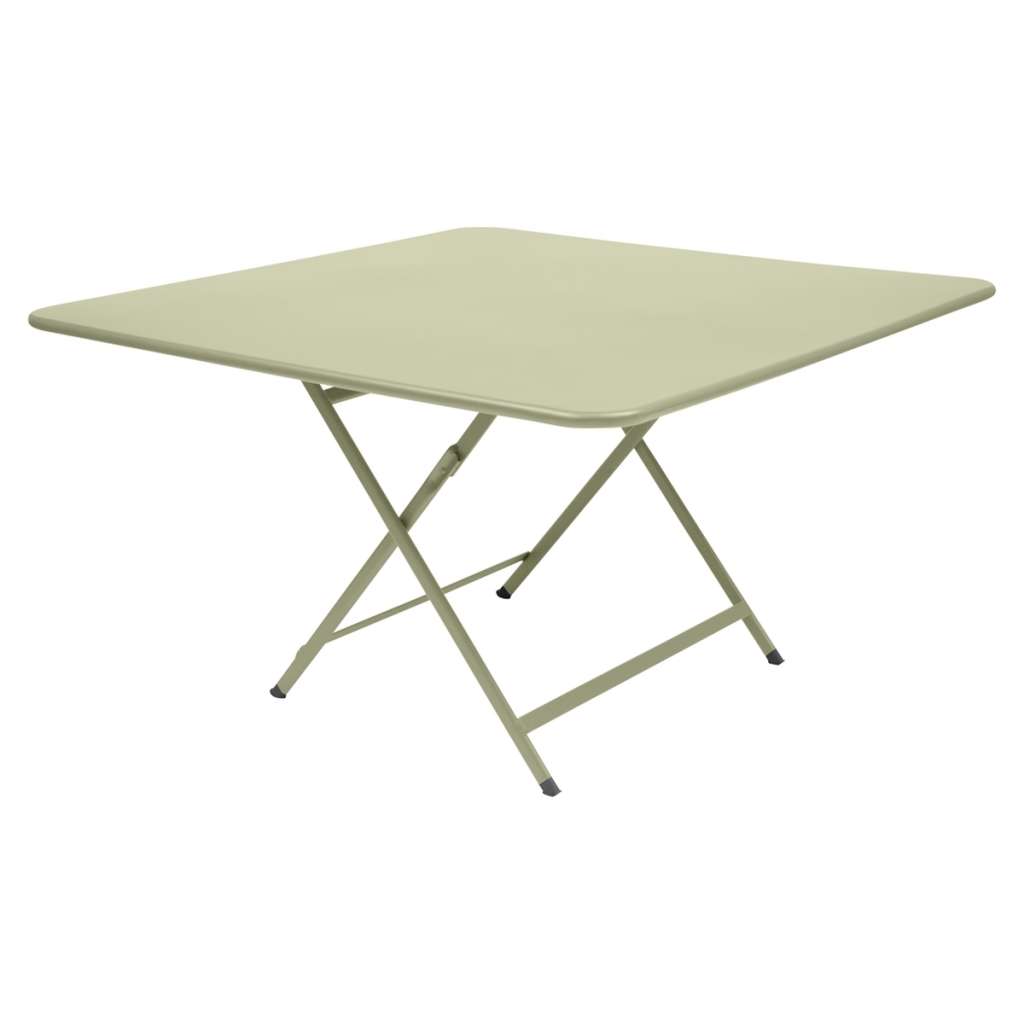 Fermob - CARACTÈRE Klapptisch - Lindgrün 65 - 128 x 128 cm - outdoor