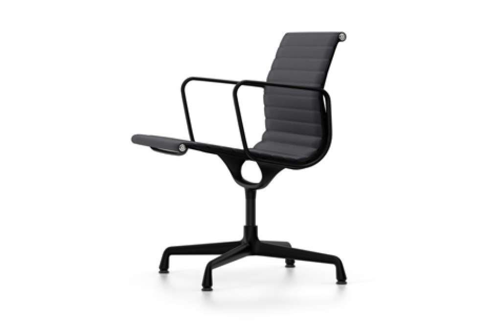 Vitra - Aluminium Chair - EA 108 - Hopsak - 66 nero - indoor