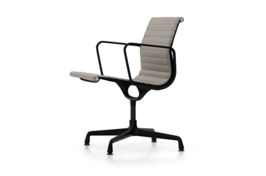 Vitra - Aluminium Chair - EA 108 - Vitra - Leder 71 sand - indoor