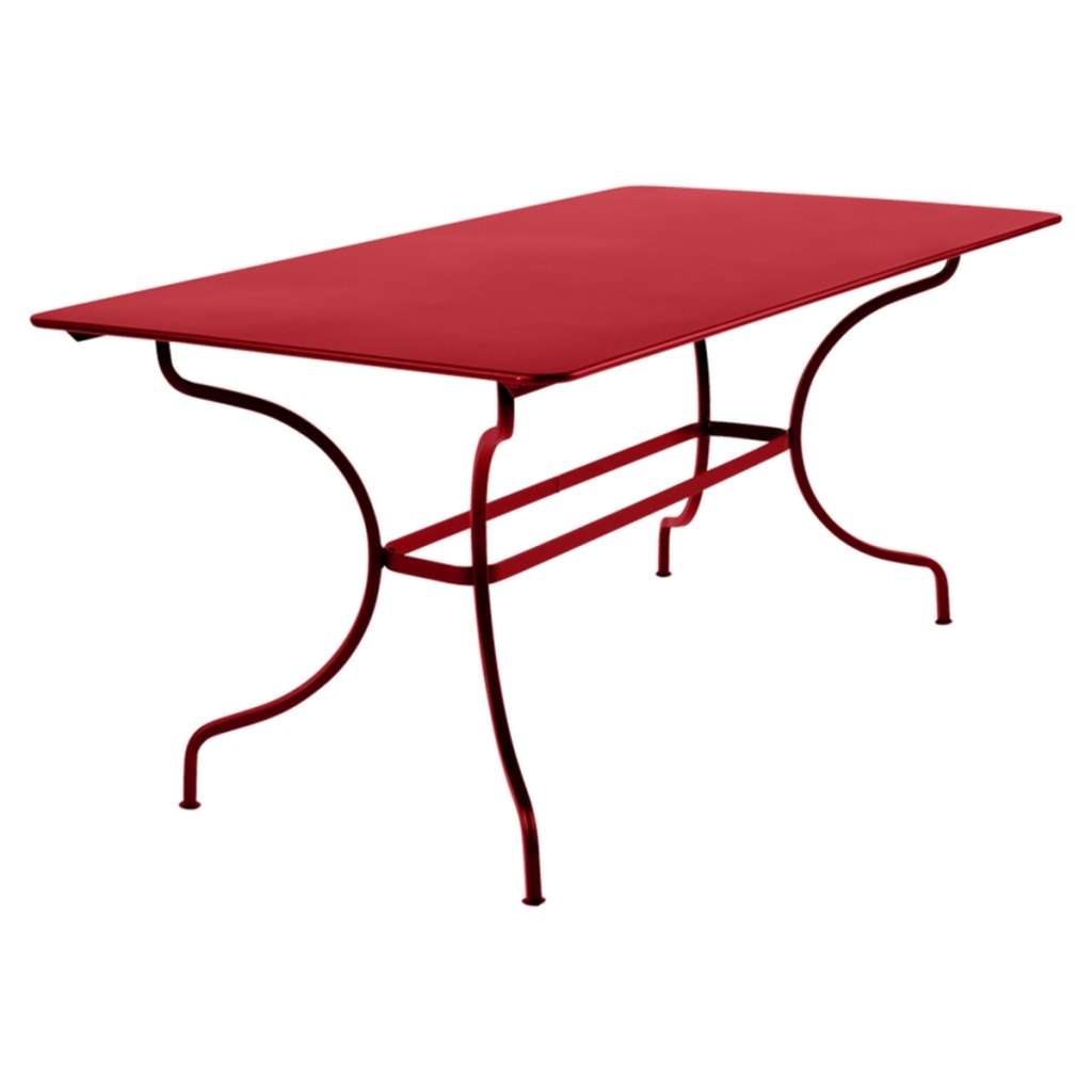 Fermob - Manosque Tisch - Mohnrot 67 - outdoor
