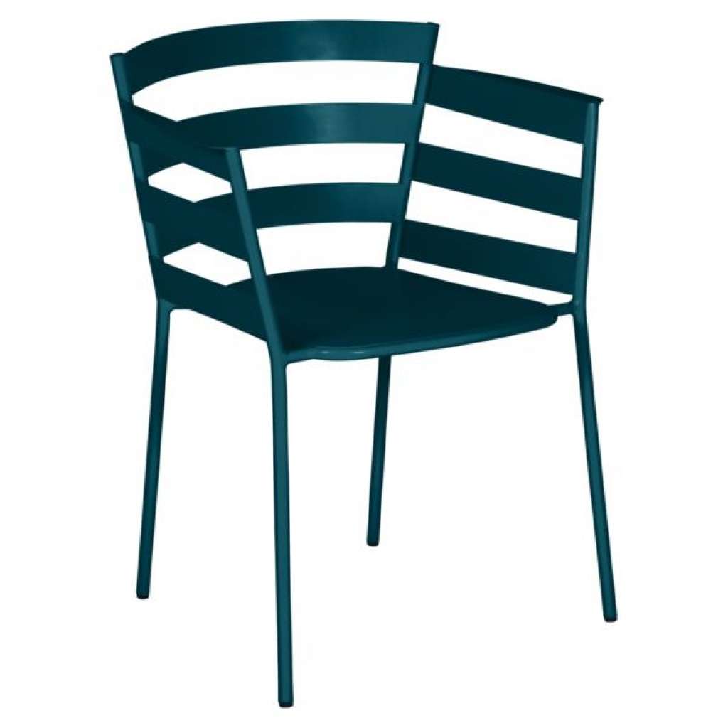 Fermob - Rythmic Armlehnstuhl - 21 Acapulcoblau - outdoor