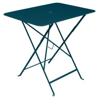 Fermob - BISTRO Klapptisch viereckig - 21 Acapulcoblau - 77 x 57 cm - indoor