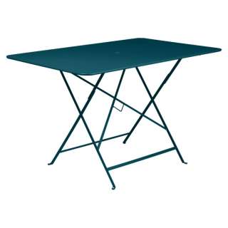 Fermob - BISTRO Klapptisch viereckig - 21 Acapulcoblau - 117 x 77 cm - indoor