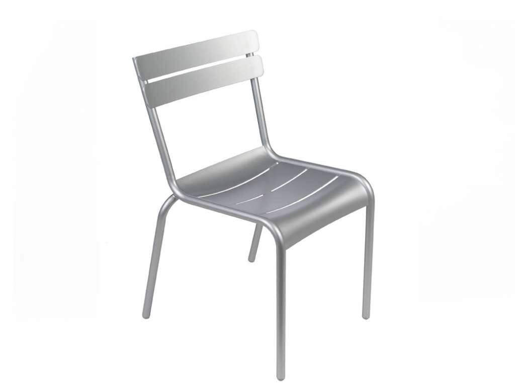 Fermob - LUXEMBOURG Stuhl - 38 Metallgrau satiniert - outdoor