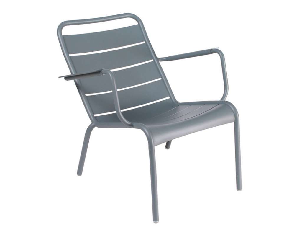 Fermob - LUXEMBOURG Niedriger Sessel - 26 Gewittergrau matt - outdoor