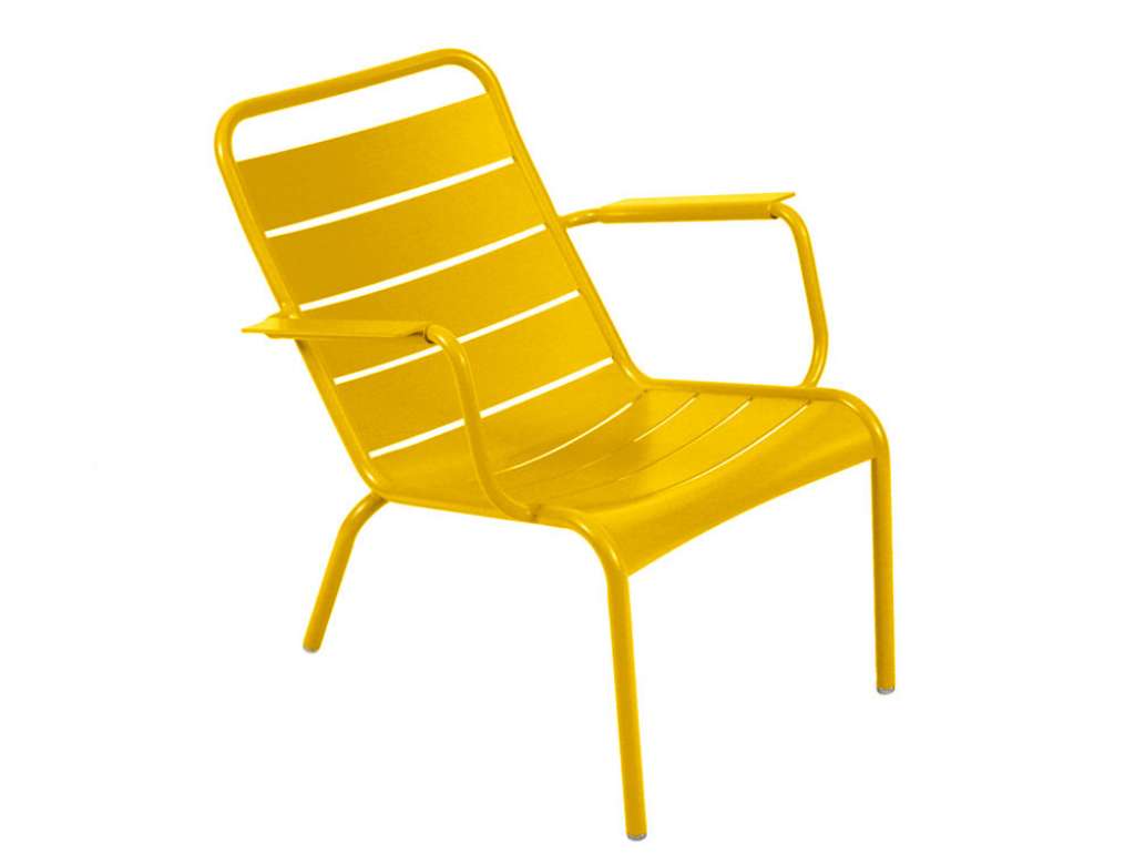 Fermob - LUXEMBOURG Niedriger Sessel - 73 Honig satiniert - outdoor