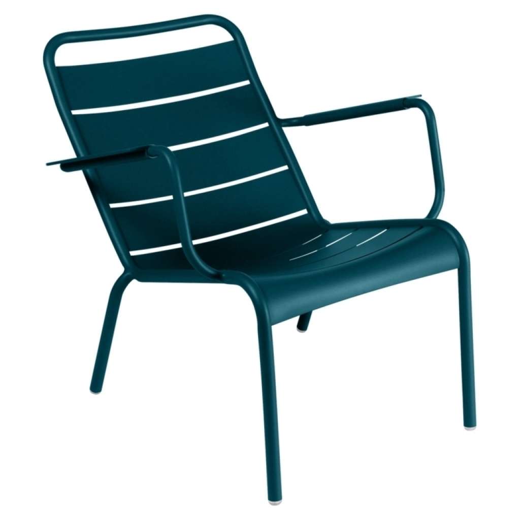 Fermob - LUXEMBOURG Niedriger Sessel - 21 Acapulcoblau - outdoor