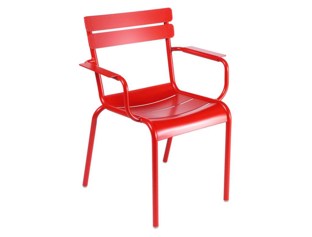 Fermob - LUXEMBOURG Sessel - 67 Mohnrot satiniert - outdoor