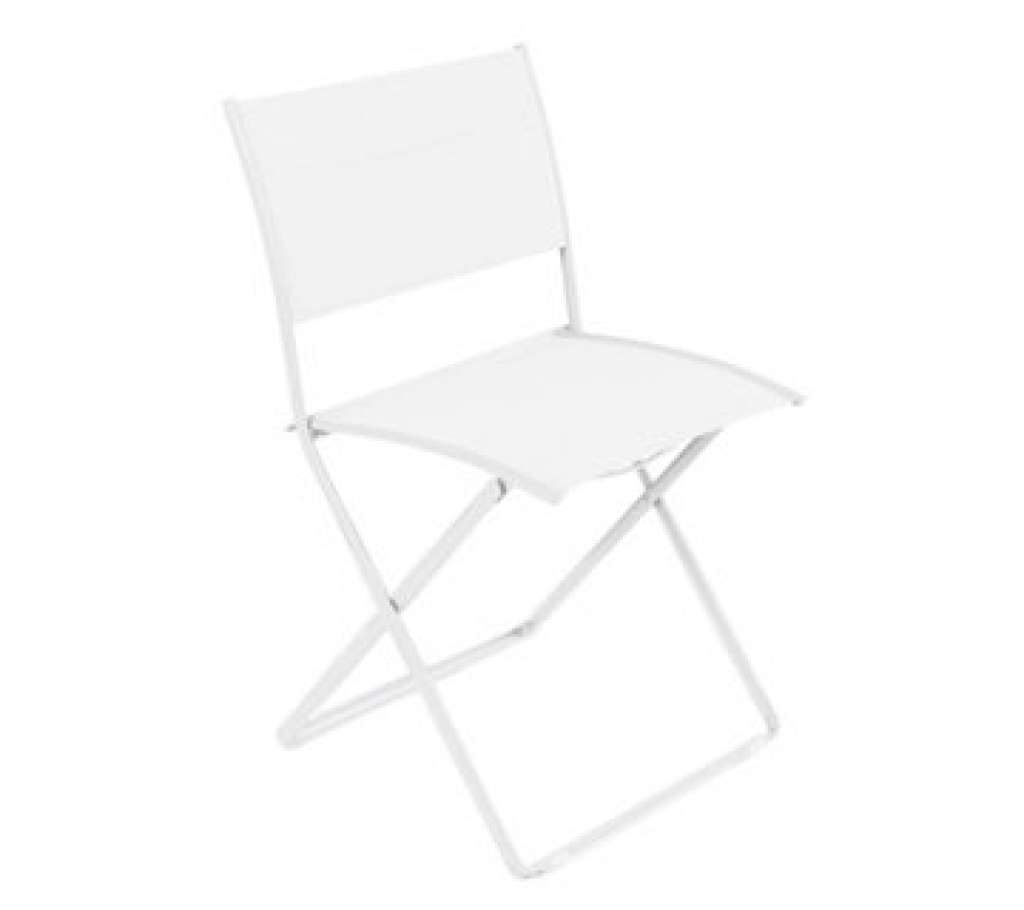 Fermob - PLEIN AIR Klappstuhl - 01 Baumwollweiss - outdoor