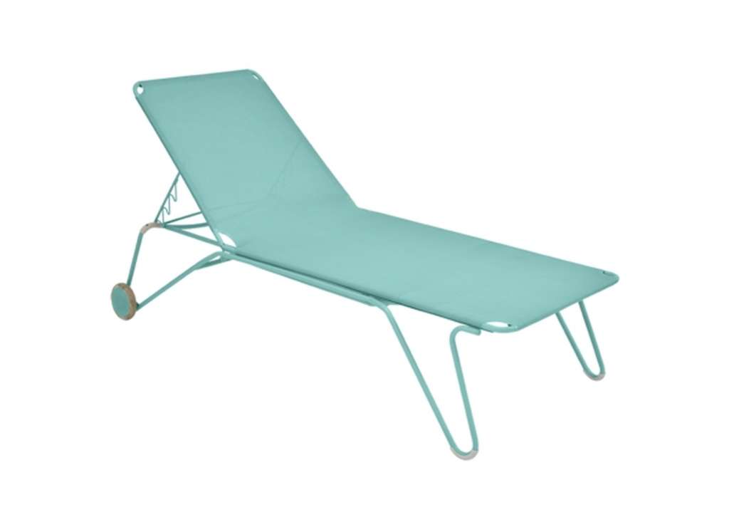 Fermob - Harry Sonnenliege - 46 Lagunenblau satiniert - outdoor
