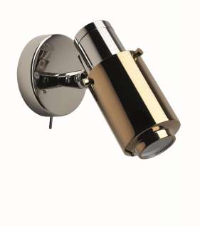 DCW éditions - BINY SPOT Wandleuchte - nickel/gold - indoor