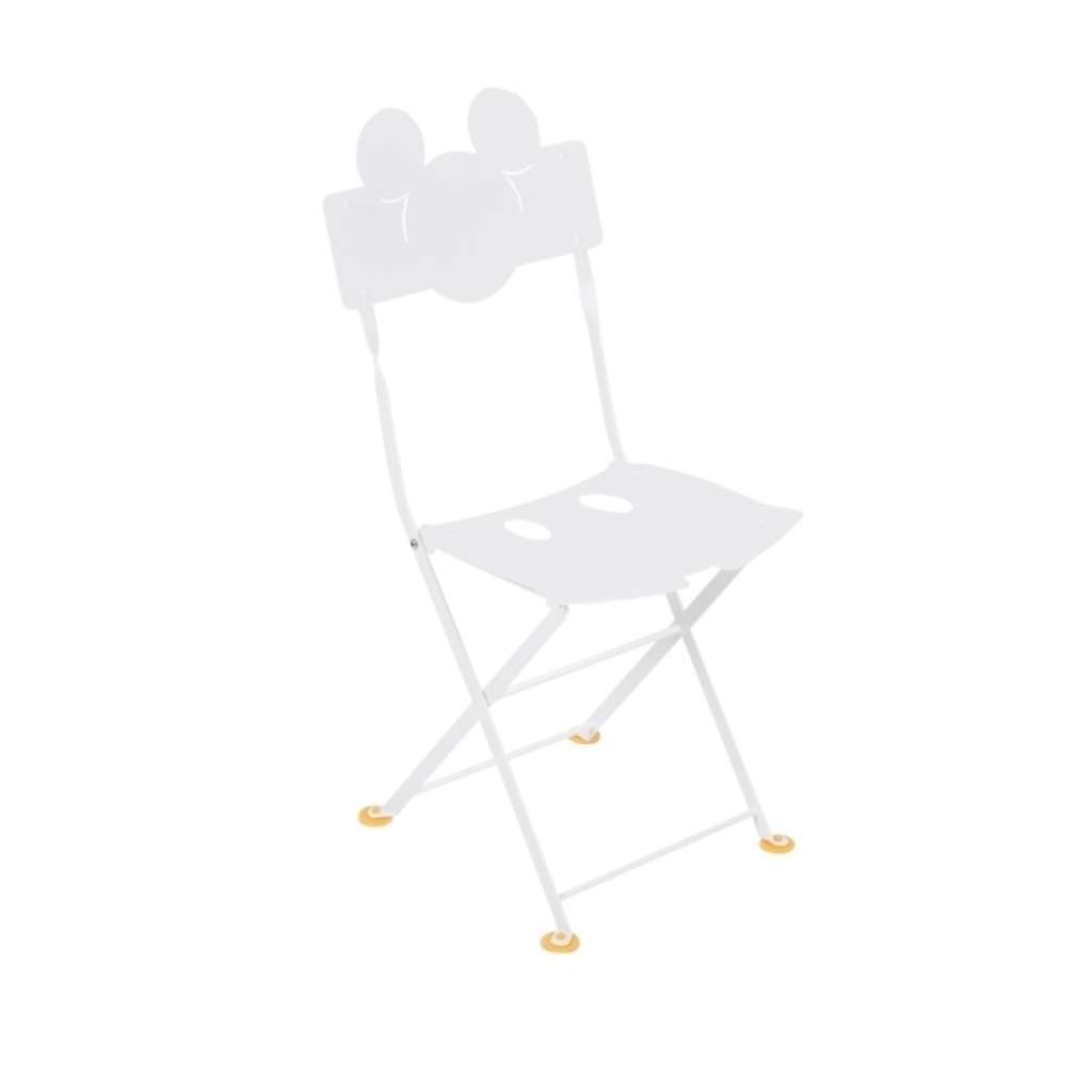 Fermob - Mickey Mouse© Bistro Stuhl Kids - 01 Baumwollweiss - outdoor