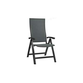 GARTENKLAPPSESSEL Aluminium Anthrazit, Dunkelgrau