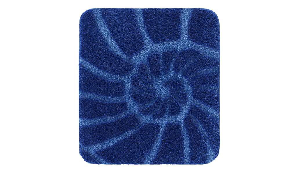 Kleine Wolke Badteppich  Muschel ¦ blau ¦ 100% Polyester ¦ Maße (cm): B: 50 H: 18 T: 12 Badtextilien und Zubehör > Badematten & Badvorleger - Höffner