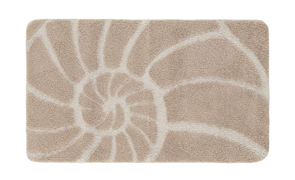 Kleine Wolke Badteppich  Muschel ¦ beige ¦ 100% Polyester ¦ Maße (cm): B: 70 H: 18 T: 12 Badtextilien und Zubehör > Badematten & Badvorleger - Höffner