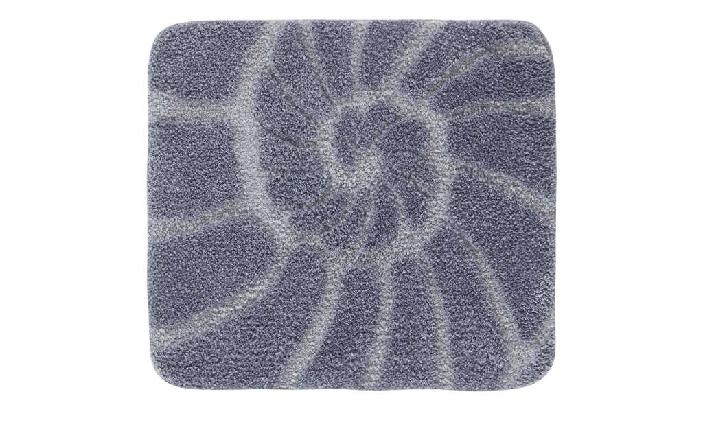 Kleine Wolke Badteppich  Muschel ¦ grau ¦ 100% Polyester ¦ Maße (cm): B: 50 H: 18 T: 12 Badtextilien und Zubehör > Badematten & Badvorleger - Höffner