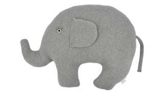 Kuscheltier  Little Elefant ¦ grau ¦ Füllung aus 100% Polyester, Bezug aus 100% Baumwolle (gehäkelt) ¦ Maße (cm): B: 44 H: 35 Baby > Baby Textilien > Baby Bettwaren - Höffner