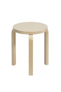 Artek - 60 Hocker - Gestell Birke - Sitz Birkenfurnier - indoor