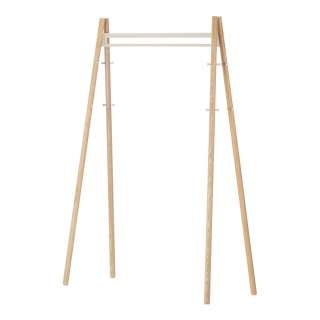 Artek - Kiila Garderobe - Esche klar lackiert/weiß - indoor