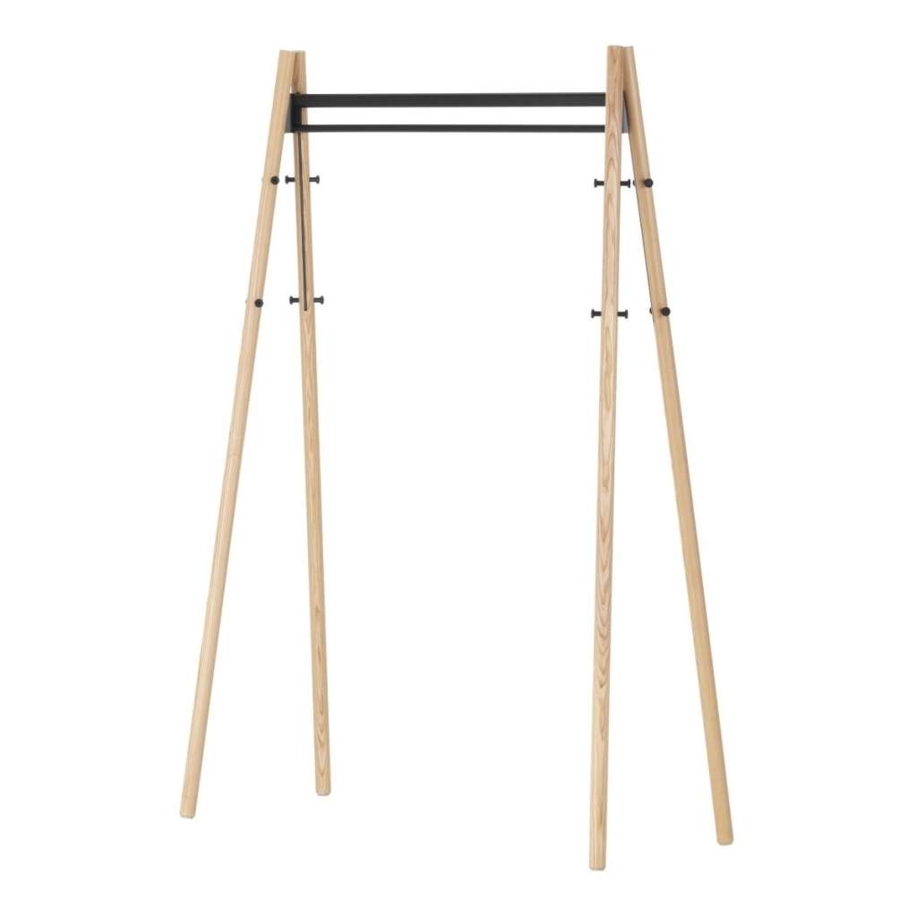 Artek - Kiila Garderobe - Esche klar lackiert/schwarz - indoor
