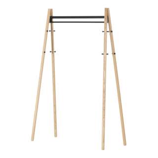 Artek - Kiila Garderobe - Esche klar lackiert/schwarz - indoor