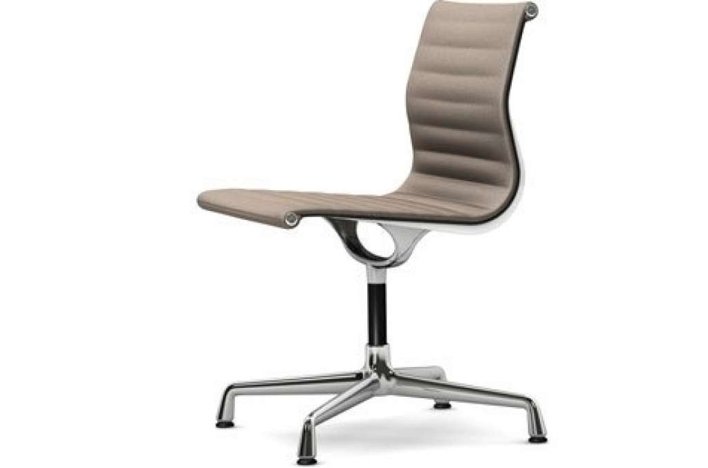 Vitra - Aluminium Chair - EA 101 - 80 warmgrey moorbraun - indoor