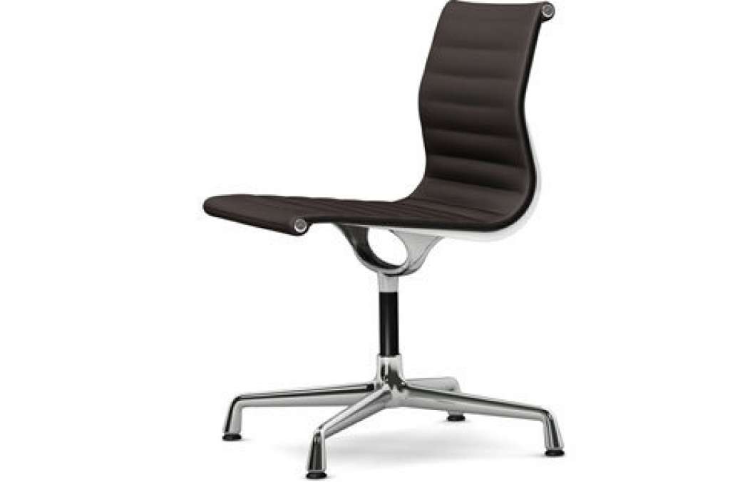 Vitra - Aluminium Chair - EA 101 - 78 nero moorbraun - indoor